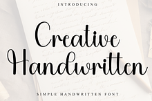 Creative Handwritten