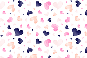 Hearts & Dots Seamless Patterns, a Pattern Graphic by Painted Puffin Creative (Thumbnail 3 of 5)