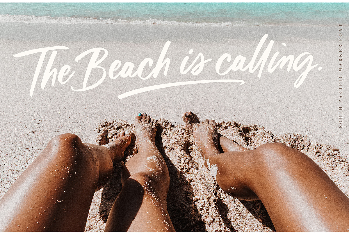 South Pacific Marker Font | FontCypress