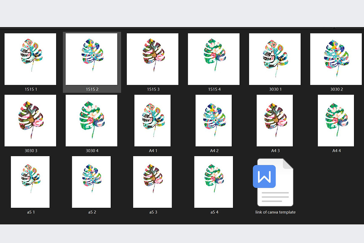 Plant Card Wall Art bundle sets, a Decorative Illustration by ARTOZEN DIGITAL (Photo 12 of 13)