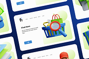 3D Shopping Icons, a Characters & Person 3D Model by Flat Icons (Thumbnail 6 of 8)