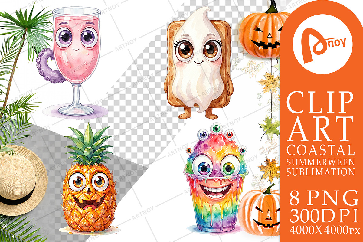 Coastal Summerween Sublimation, a Seasonal Illustration by Artnoy (Photo 13 of 18)
