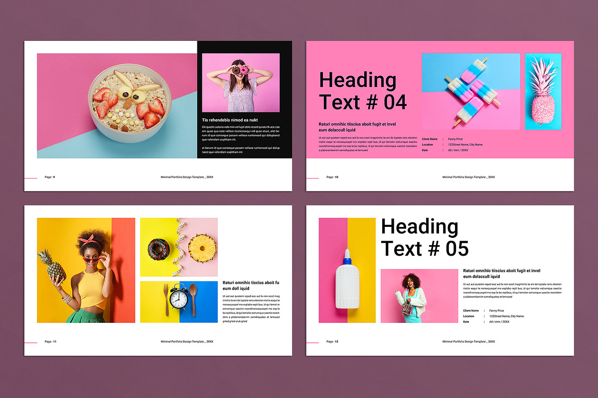 Minimal Portfolio Presentation, a Presentation Template by E-Type (Photo 4 of 5)