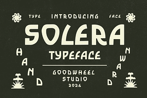 Solera | Handdrawn Typeface