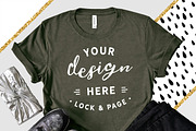 Bella Canvas 3001 Graphic Mockups, a Shirt Mockup by lock and page (Thumbnail 23 of 65)