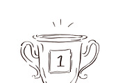 Hand-Drawn Trophy Illustration, an Object Illustration by Maj Graphics (Thumbnail 3 of 3)