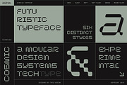 Aspek - Futuristic Display Sans, a Sans Serif Font by The Native Saint Club (Thumbnail 9 of 16)