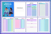 Premium Anxiety &Depression Workbook, a Stationery Template by Shumaya (Thumbnail 2 of 8)
