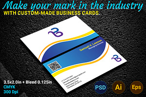 Clean Business Card Template, a Business Card Template by Bibek