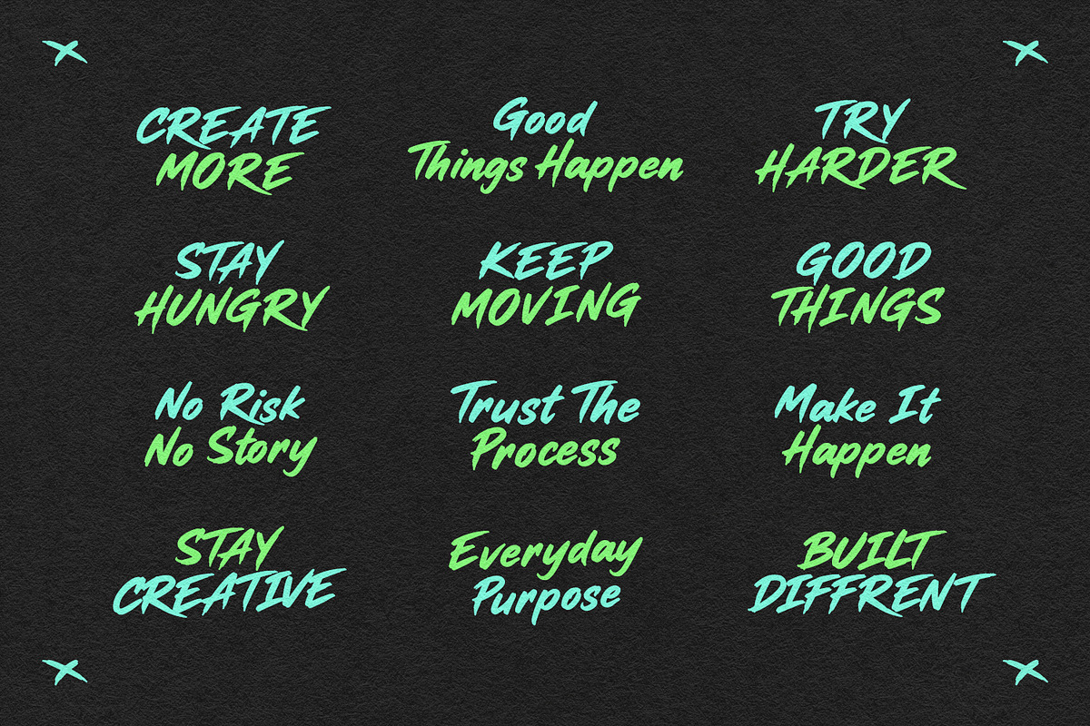 Galbedy Timeless Brush Script Font, a Handwritten Font by Maulana Creative (Photo 3 of 7)