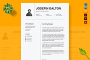 Resume Template Design, a Resume Template by Nur Designer (Thumbnail 2 of 4)