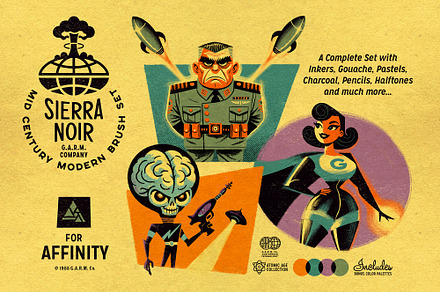 Sierra Noir Brush Set (Affinity)