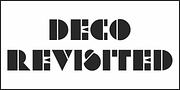 Deco Revisited JNL, a Sans Serif Font by Jeff Levine Fonts (Thumbnail 2 of 5)