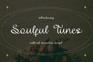 Soulful Tunes Monoline Script
