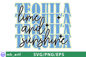 Retro Summer Tequila Varsity SVG PNG, a Graphic by mh_arif