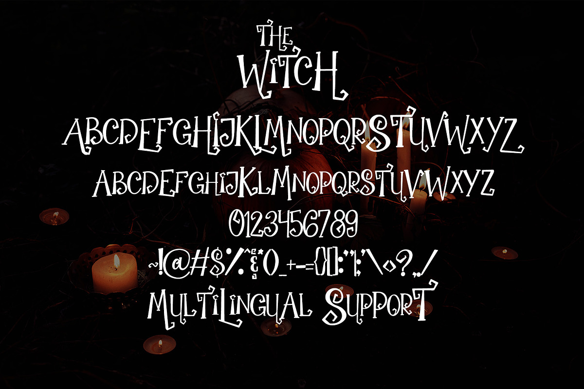 The Witch - Spooky Font preview 6