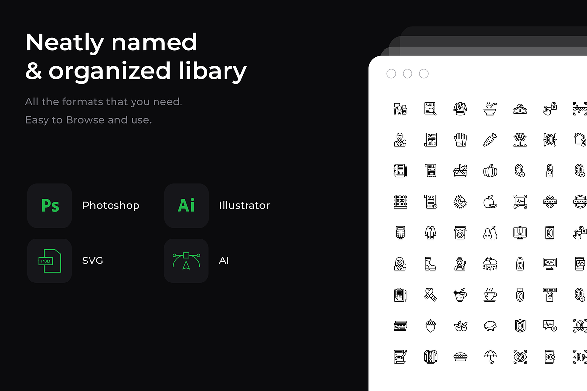 6,000 Icons Mega Bundle, an Outline Icon by Wencory (Photo 2 of 4)