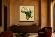 Africa Terrain Relief Map Bundle, an Education Illustration by Eugene Ga (Thumbnail 2 of 4)