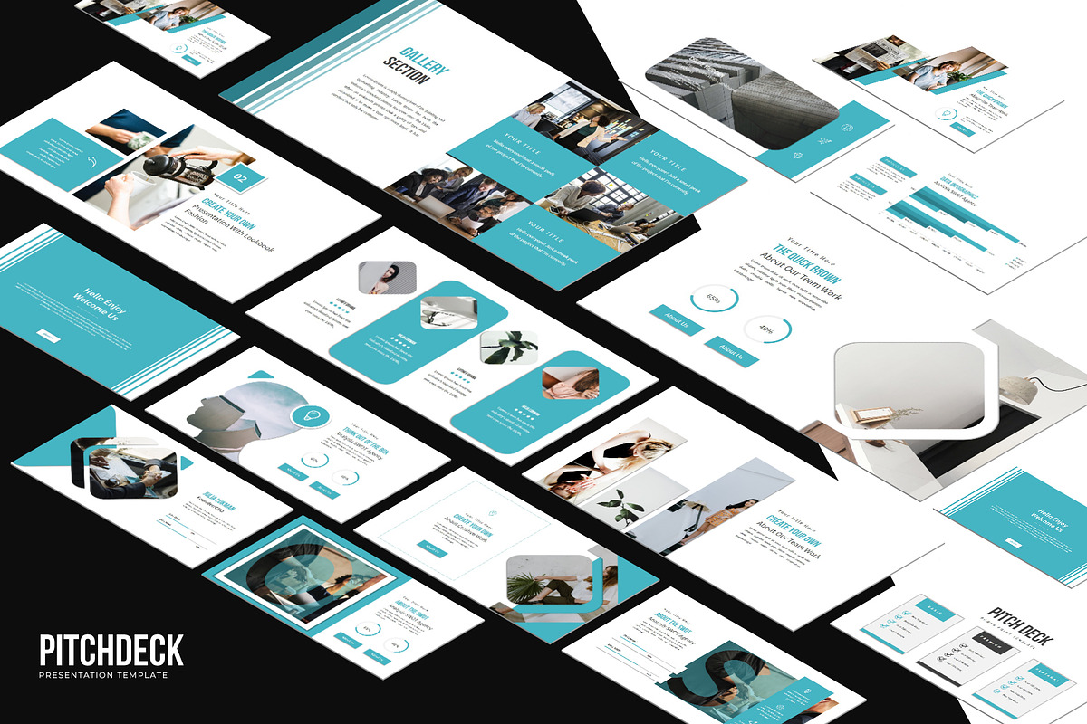 PITCH DECK Googleslide Template, a Presentation Template by Rocket Template (Photo 3 of 11)