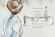 Authentic Hand-Painted Academia Set, an Education Illustration by ArtCreationsDesign (Thumbnail 7 of 16)