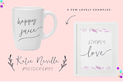 Flatland Font, a Script Font by Angie Makes (Thumbnail 3 of 7)