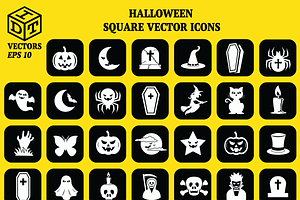 Halloween Vector Icons & Elements