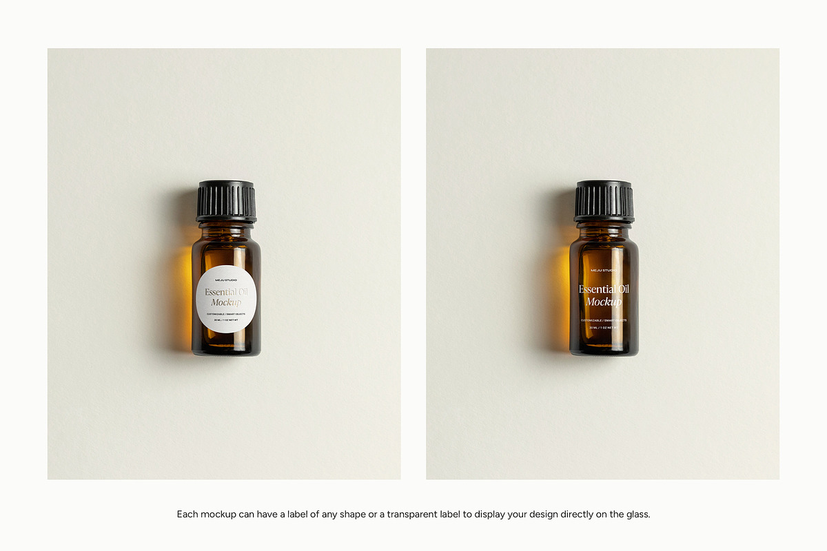 Essential Oil Bottle Mockup Bundle, a Packaging Mockup by Wildfield Studio (Photo 3 of 10)