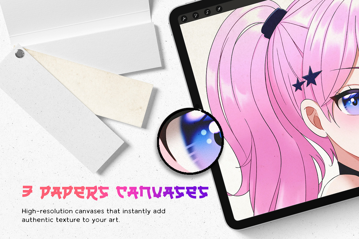 140 Procreate Manga Brushes, a Brush Add-On by RadekBroz (Photo 7 of 9)