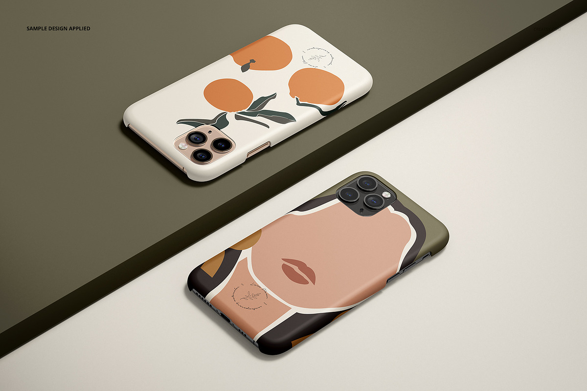 iPhone 11 Pro Matte Snap Case Mockup, an iPhone Mockup by creatsy5 (Photo 16 of 23)