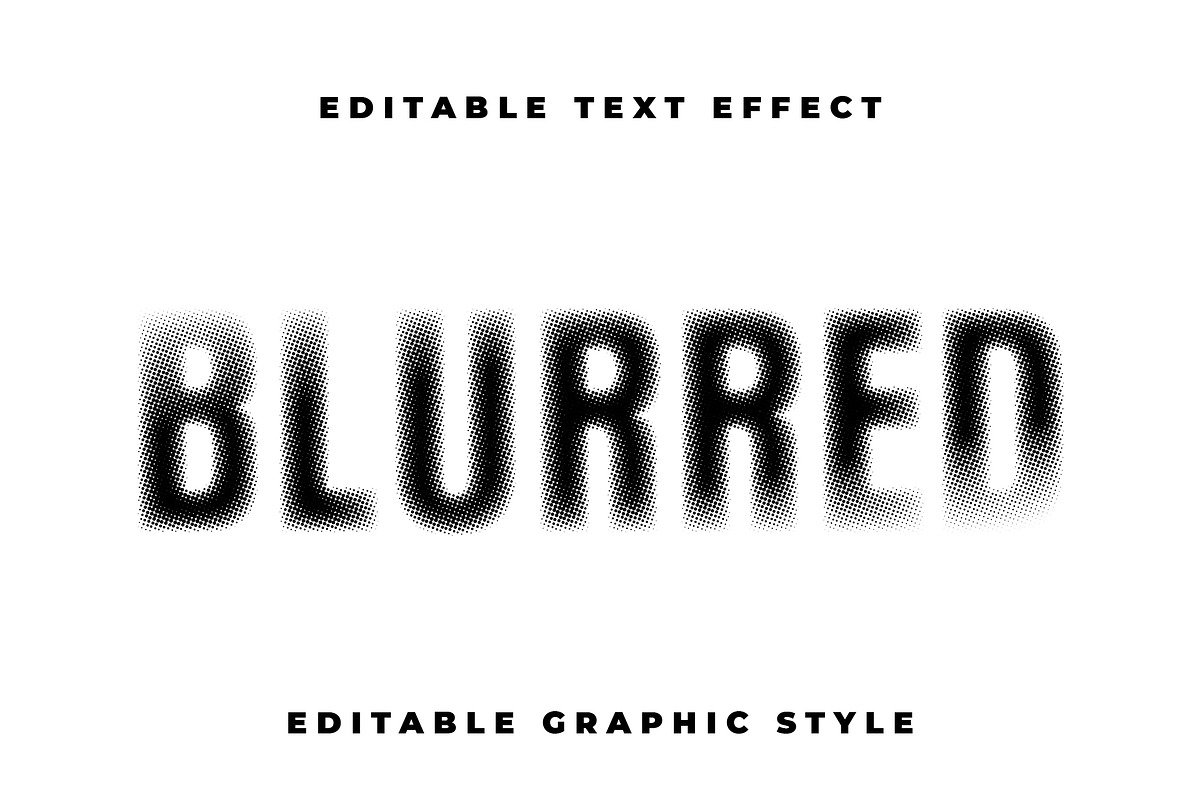 Halftone Gradient Shadow Text Effect preview 3