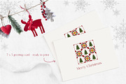 Christmas Quilt Illustrations, a Decorative Illustration by Maggie Stilwell Design (Thumbnail 5 of 9)