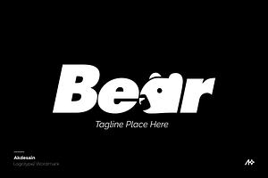 Bear Wordmark Logo, a Branding & Logo Template by Akdesain