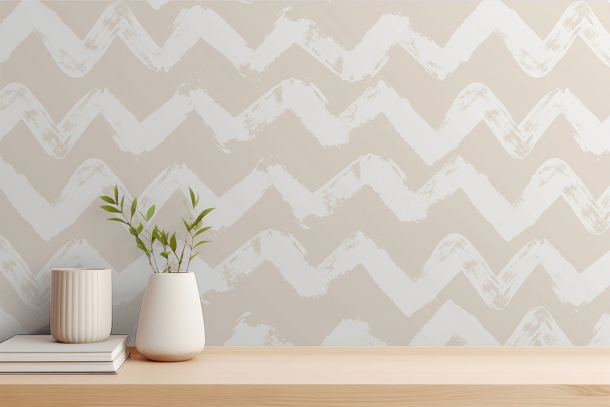 Bright Brush Zigzag, a Wallpaper Graphic by MalyskaStudio (Photo 6 of 10)