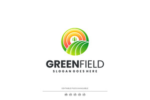 Modern Colorful Green Field Logo, a Branding & Logo Template by Artnivora.Std