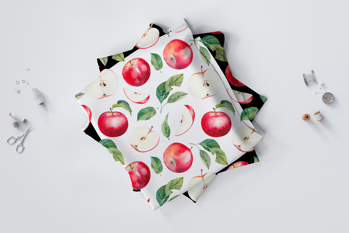 Apple Clipart Collection, an Illustration by YuliyaArtGarden (Photo 7 of 8)