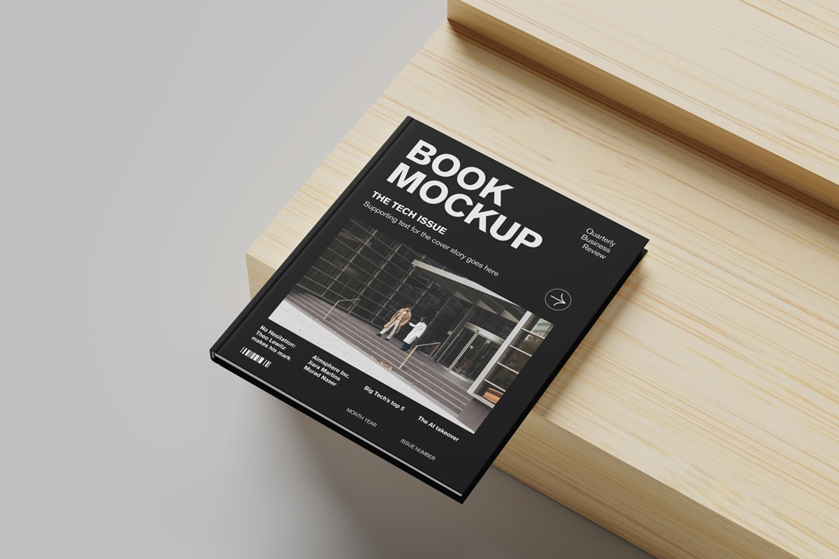 Book Mockup, a Books & Magazine Mockup by Tokobeta