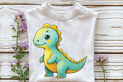 Funny Dinosaur Cute Dinosaurs, an Illustration by CraftArtStudio (Thumbnail 3 of 6)