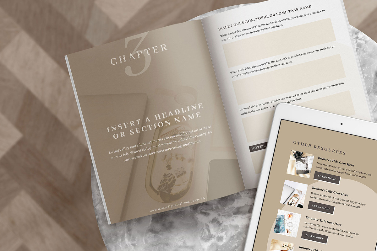 Workbook Canva Template | Mink, a Magazine Template by Studio Sugoi (Photo 10 of 10)