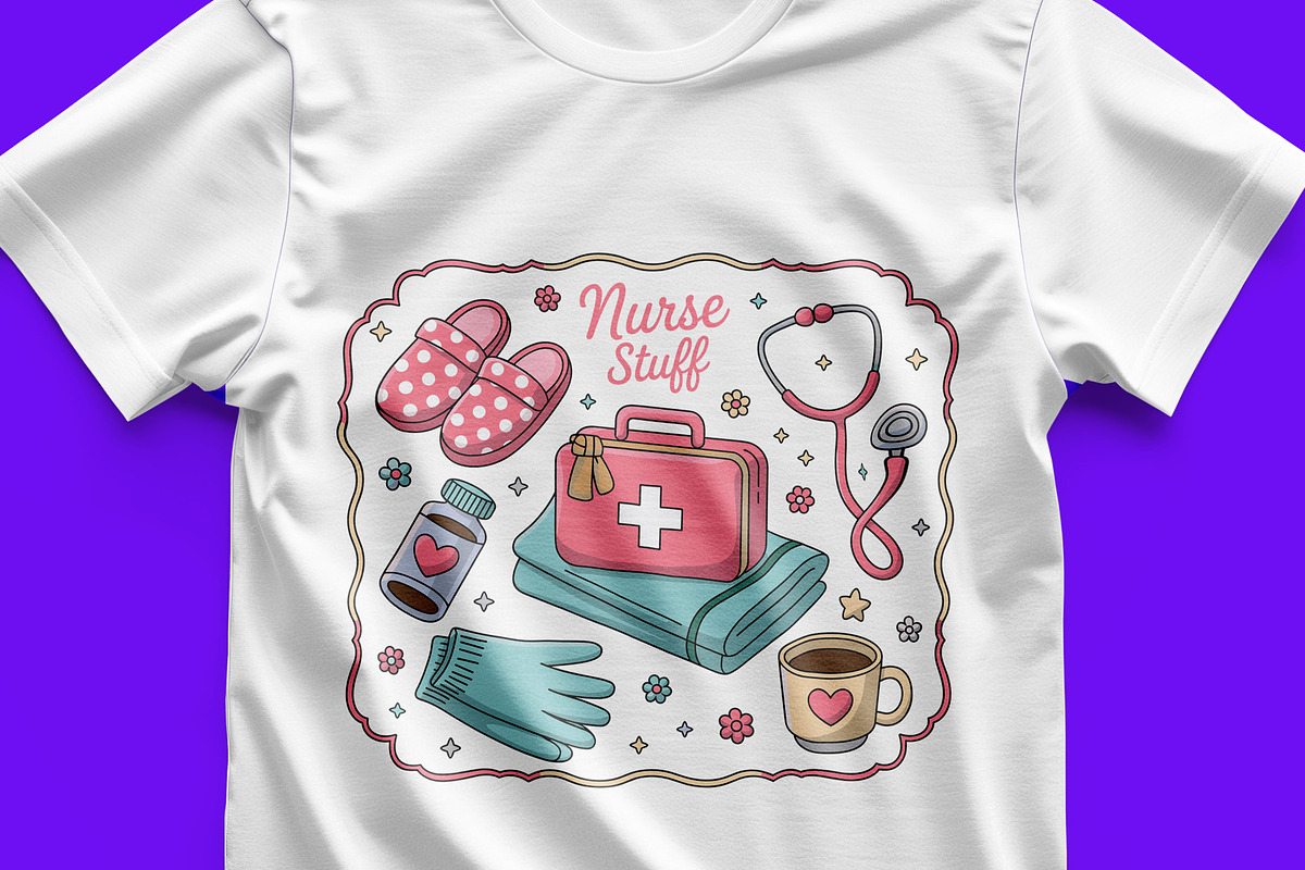 Nurse Stuff Png Registered Nurse Png, a Seasonal Illustration by Unique Design Team (Photo 5 of 7)