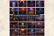 100 Halloween RPG Backdrops, a Seasonal Illustration by ThatsDesignArt (Thumbnail 13 of 19)