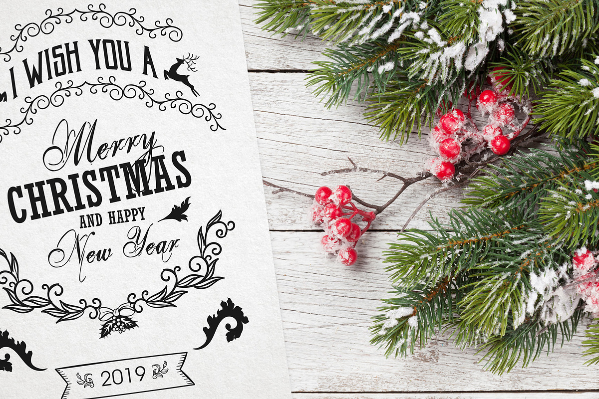 48 Christmas Mockup, a Print Template by Walentin (Photo 38 of 49)
