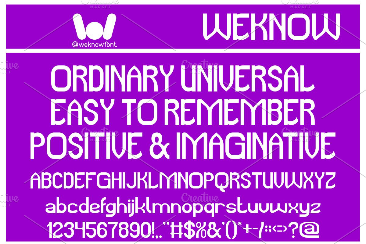 Magic Word font, a Sans Serif Font by weknow (Photo 5 of 8)