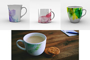 Alcohol ink backround set., a Decorative Illustration by redstudio (Thumbnail 3 of 9)