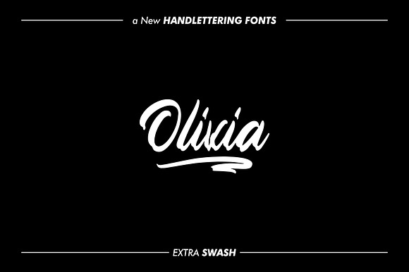 OLIVIA - Handlettering Fonts preview 7
