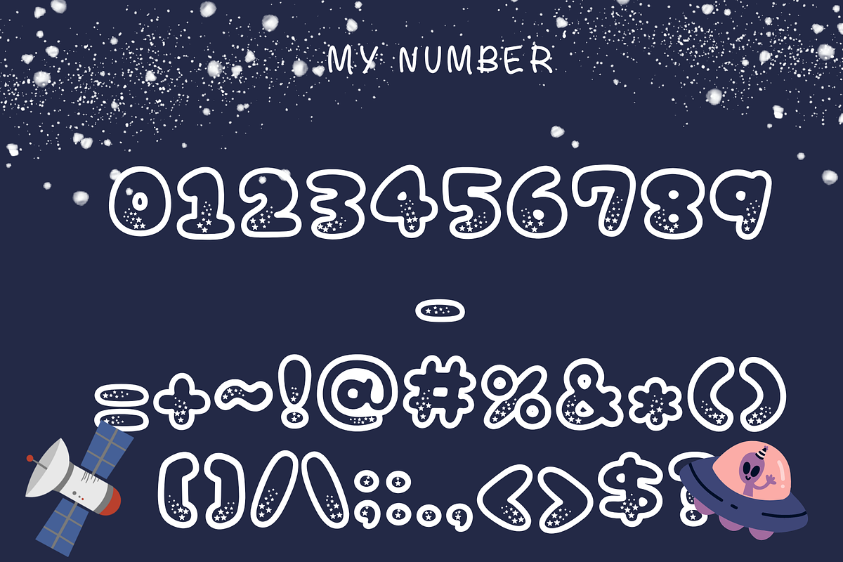 Cute Starts, a Symbol Font by It me digital art (Photo 5 of 8)
