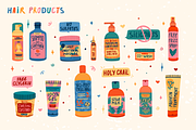 Curly Girl Method illustrations, an Illustration by Uniyok (Thumbnail 4 of 10)
