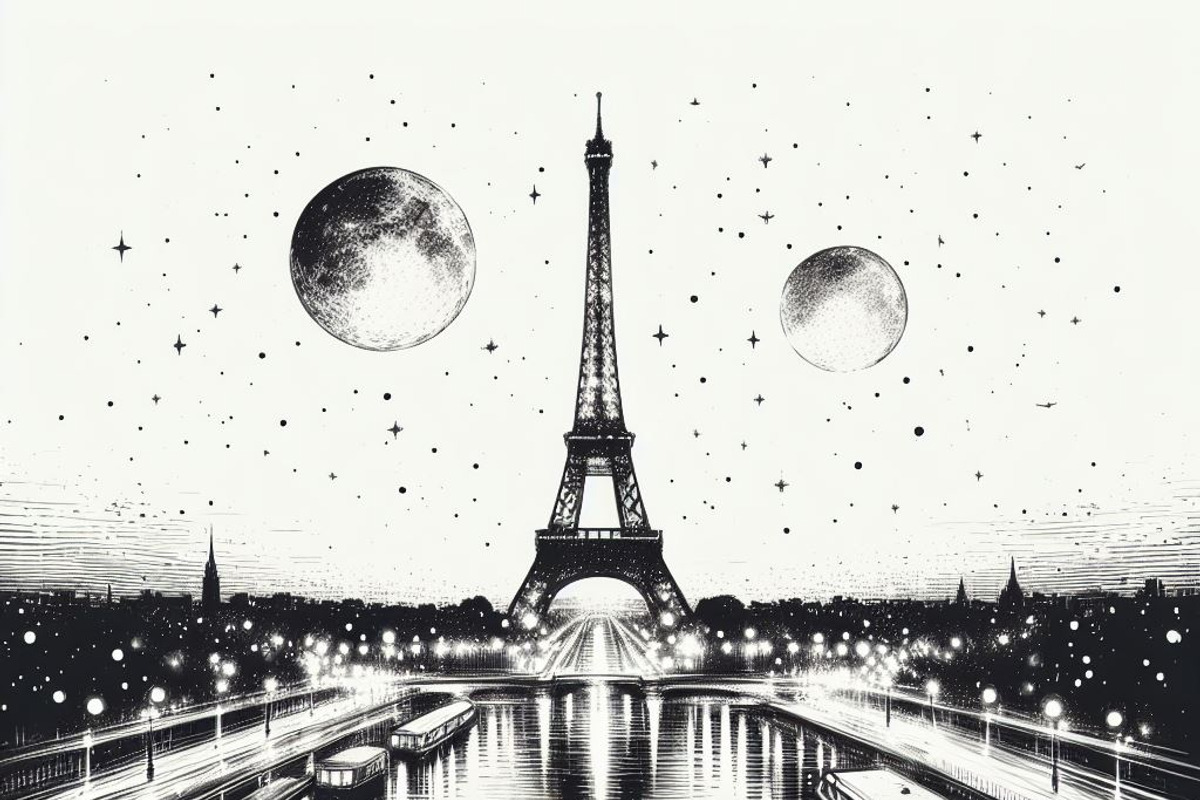Paris Illustration Paris City, an Empty State Illustration by sambogna
