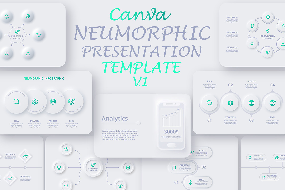 Mega Set Canva Presentation Template, a Presentation Template by Infographics project (Photo 17 of 30)