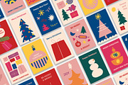Happy Holidays - vector graphics, a Graphic by Bakulina Art (Thumbnail 6 of 19)