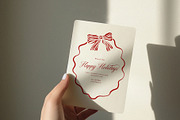 Christmas Frames & Bows Whimsy Set, an Object Graphic by Calamar Studio (Thumbnail 7 of 12)